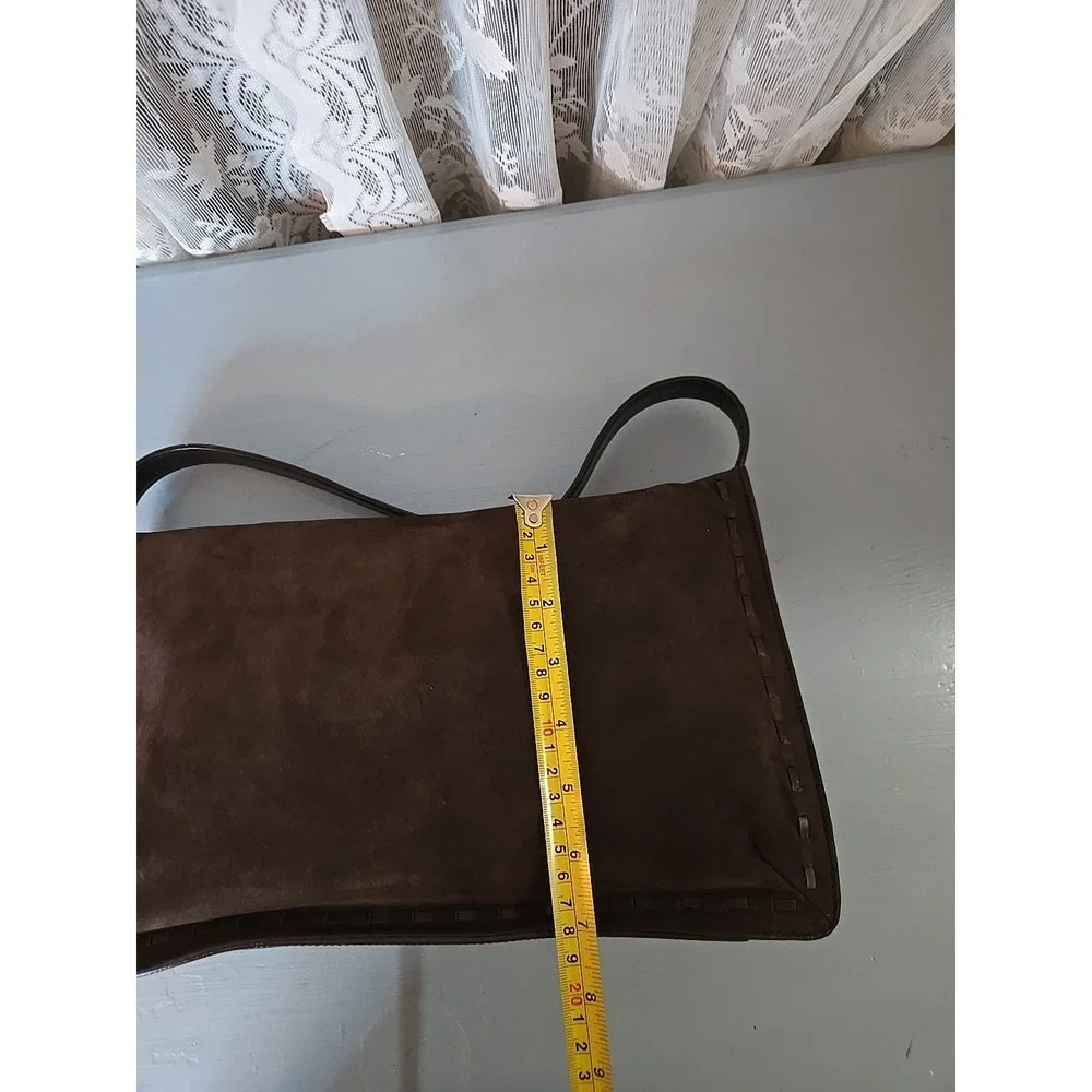 Vintage Coach 9476 Suede NUBUCK shoulder bag, turkey, brown leather (S7) - Picture 10 of 14